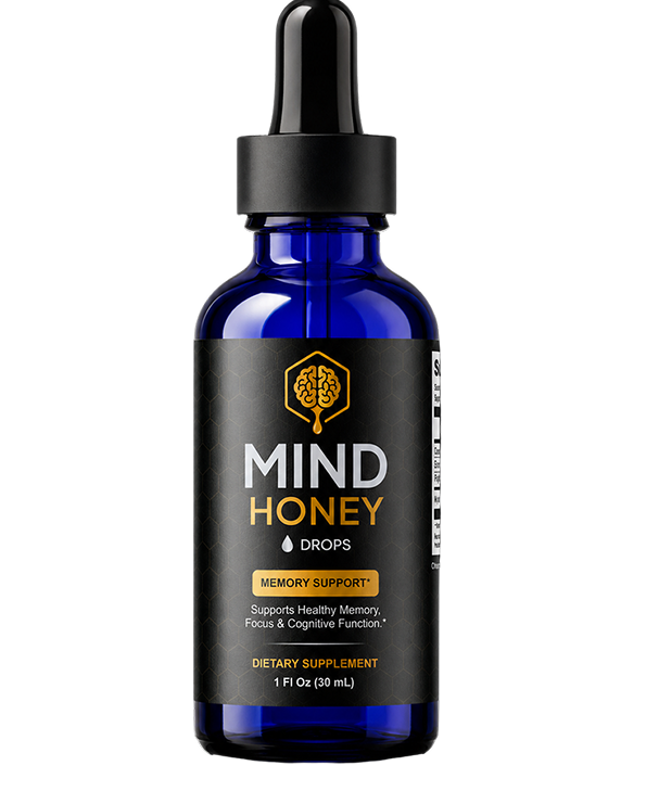 Mind Honey liquid-drops bottle, as shown on its marketing site